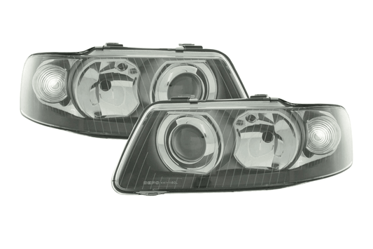 Audi A3 (8L) Black Headlight Set (2000-2003)