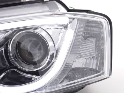 Audi A3 (8P 8PA) Chrome LED Headlights with Daytime Running Lights (2008-2012)
