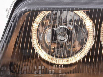 Audi A4 (B5 8D) Black Angel Eye Headlights (1995-1999)