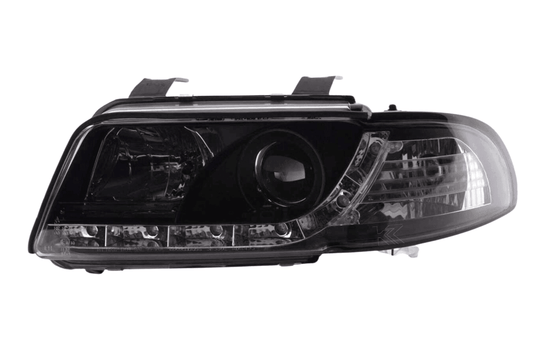 Audi A4 (B5 8D) Black LED Headlights with Daytime Running Lights (1995-1999)