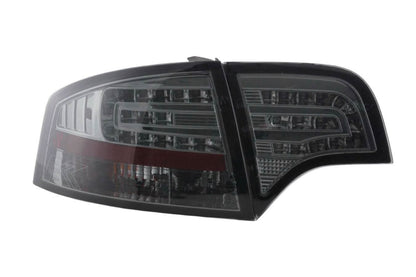 Audi A4 (B7/8E) Sedan Chrome Smoke LED Taillights Set (2004-2007)