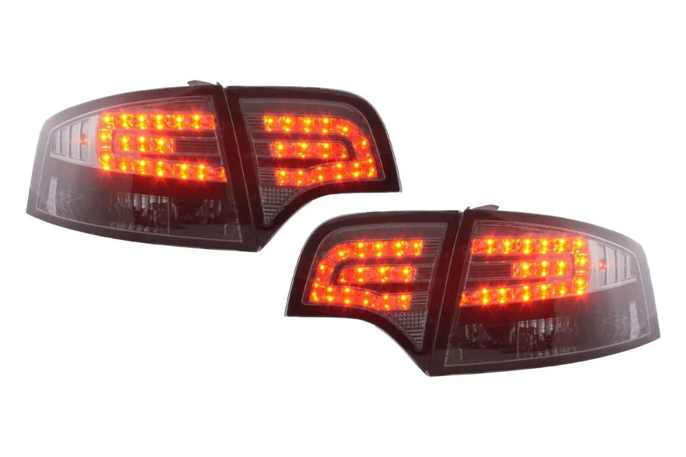 Audi A4 (B7/8E) Sedan Chrome Smoke LED Taillights Set (2004-2007)