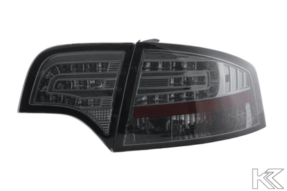 Audi A4 (B7/8E) Sedan Chrome Smoke LED Taillights Set (2004-2007)
