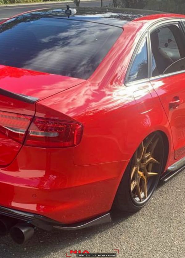 NIA Audi A4 NIA Rear Lip Spats 2013-16 A413-RA-RWB