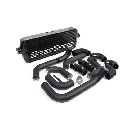 GrimmSpeed Front Mount Intercooler Kit - Black Core with Black Piping - 2008-14 Subaru WRX GRM090252