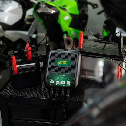 4-Bank, 1.25 AMP 12V Battery Charger