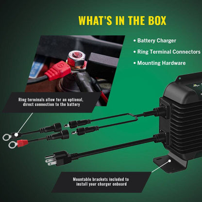 PowerPlus 24V 20 AMP Single Output On-Board Battery Charger and Maintainer