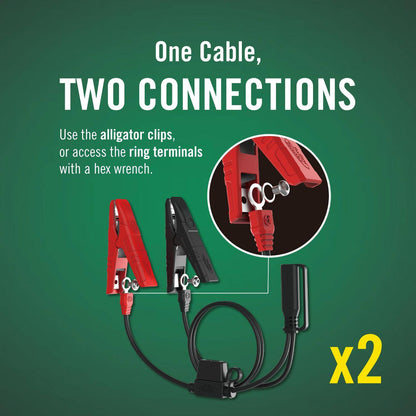 2-Bank Selectable 12V or 6V, 6 AMP Battery Charger