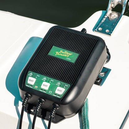 3-Bank Selectable 12V or 6V, 9 AMP Battery Charger