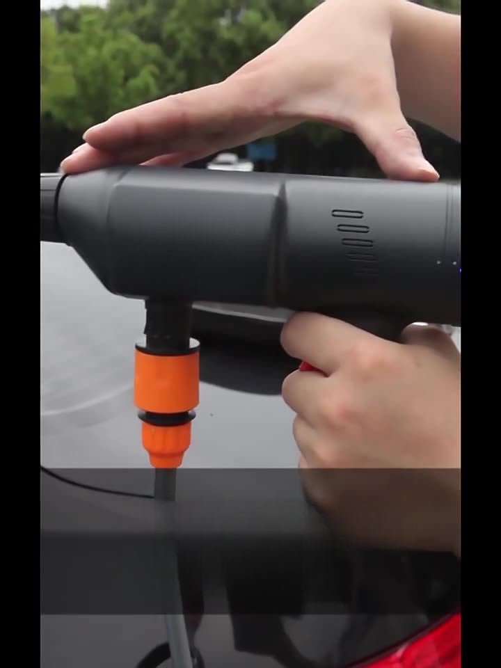 BAYU Portable Pressure Washer | 130W 200PSI | 40-Min Runtime | Complete Kit