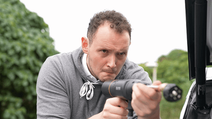 BAYU Portable Pressure Washer | 130W 200PSI | 40-Min Runtime | Complete Kit