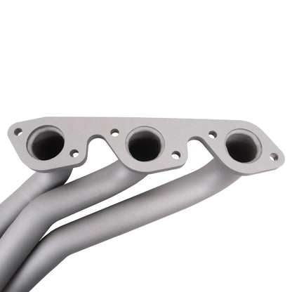 Ford Mustang V6 1-5/8 Long Tube Exhaust Headers Polished Silver Ceramic 99-04