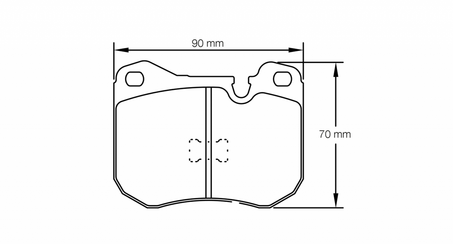 PAGID Racing Pagid Racing 4702 RSH42 Compound Brake Pads 4702-RSH42