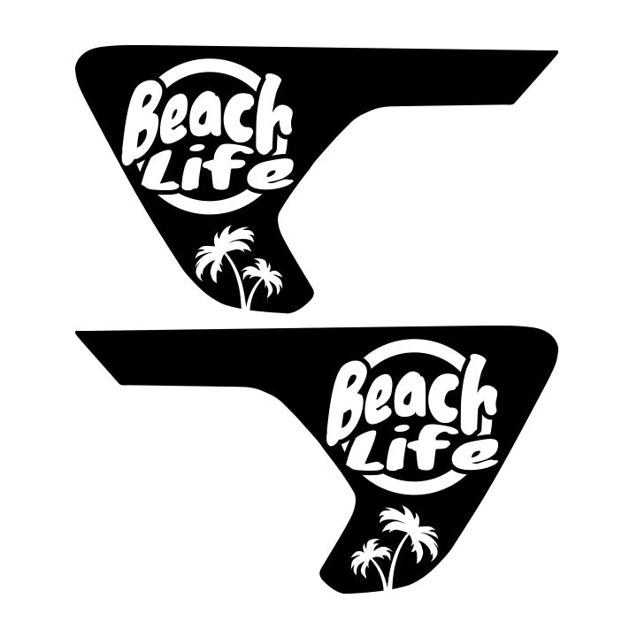 Beach Life Vent Decals