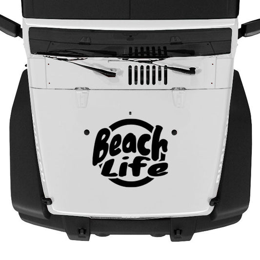 Beach Life Hood Graphic