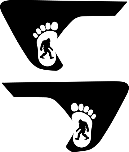 Bigfoot vent decals