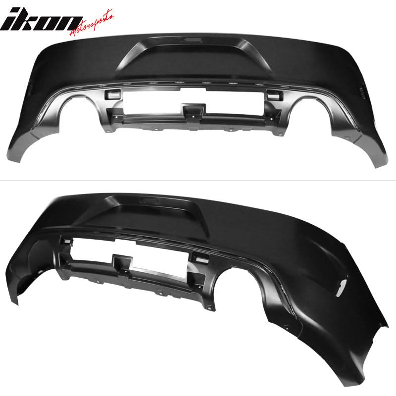 2015-2023 Dodge Charger Rear Bumper Quad Exhaust Rear Lip Diffuser PP