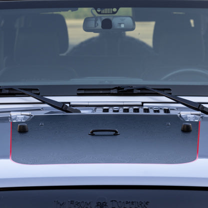 Hood Graphic for Wrangler JK | Black Topo