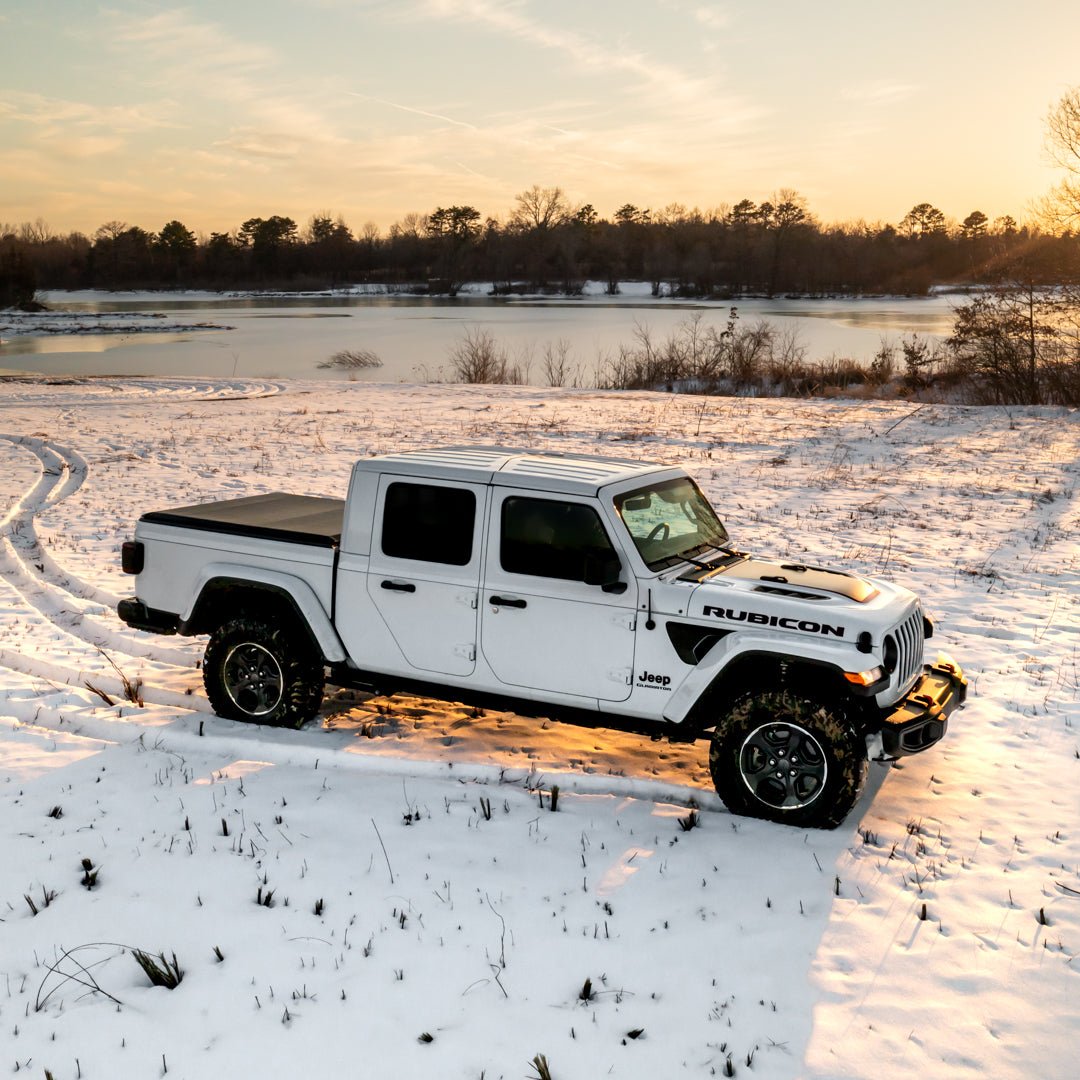 Premium Fender Vent Decal Set | Black Topo - fits Wrangler JL & Gladiator JT