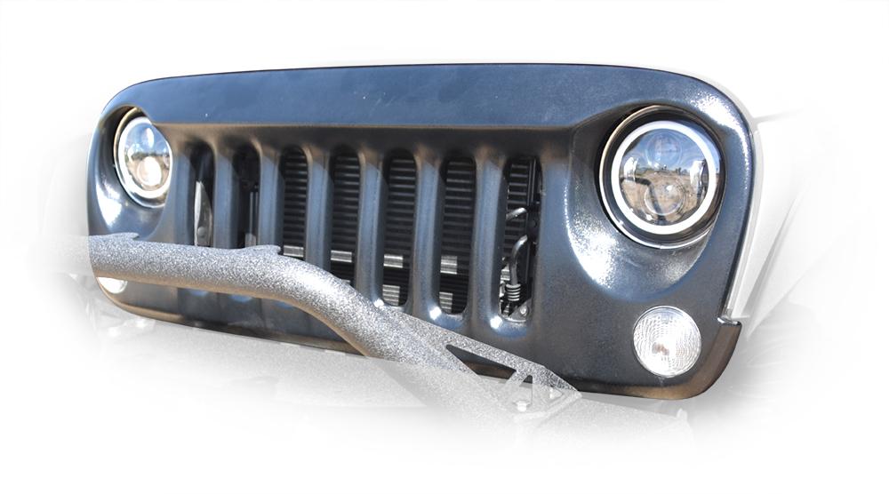 Black Textured Grille (GRABB07-01)-DV8 Offroad