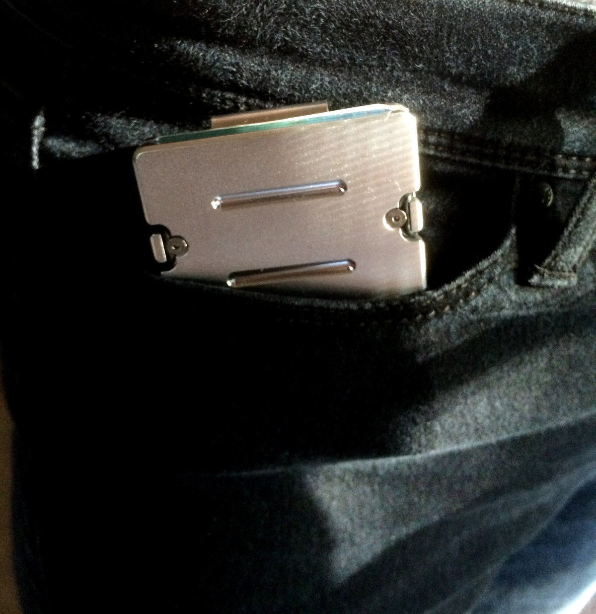 Standard Fluted - BilletVault Aluminum Wallet