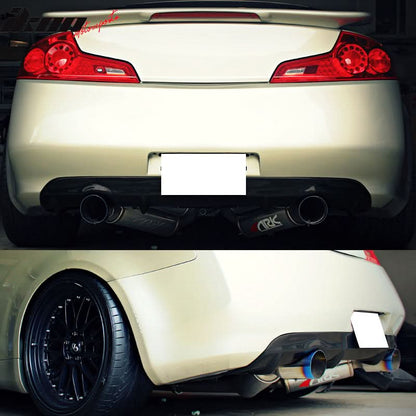 2003-2007 Infiniti G35 Coupe NS Style Unpaint Rear Bumper Diffuser PU