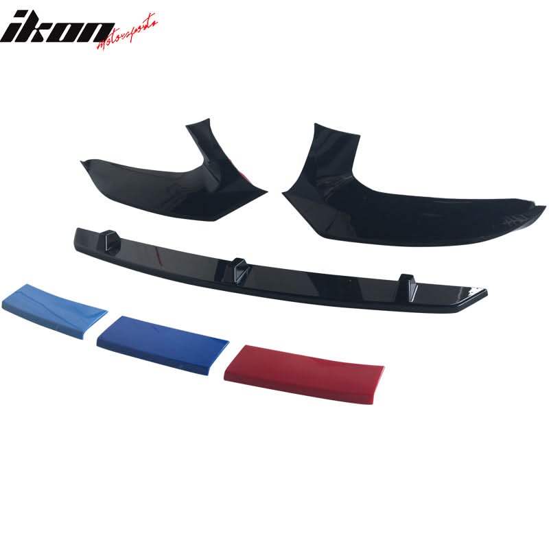 2017-2020 BMW G30 M-Tech M Sport Gloss Black Front Lip Splitter