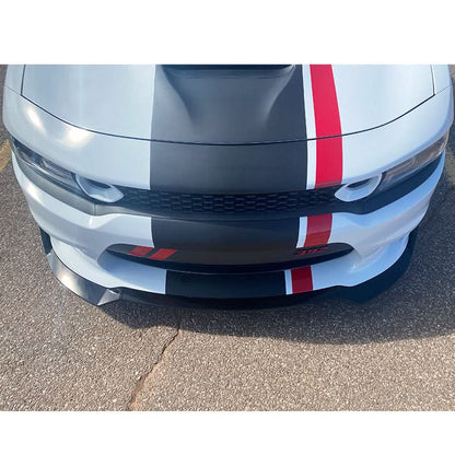2015-2023 Dodge Charger SRT V1 Style  Front Bumper Lip 3PCS ABS