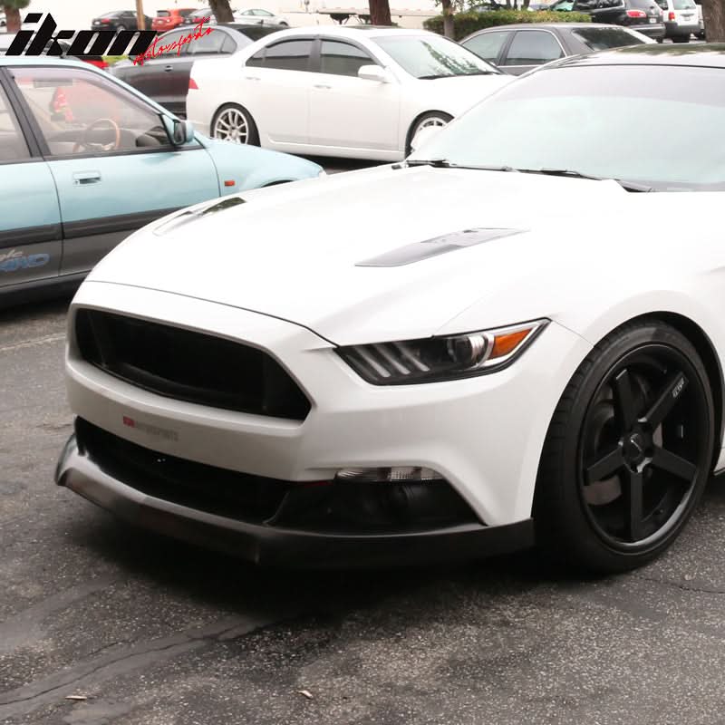 2015-2017 Ford Mustang Front Lip SplitterUnder Chin Spoiler PU