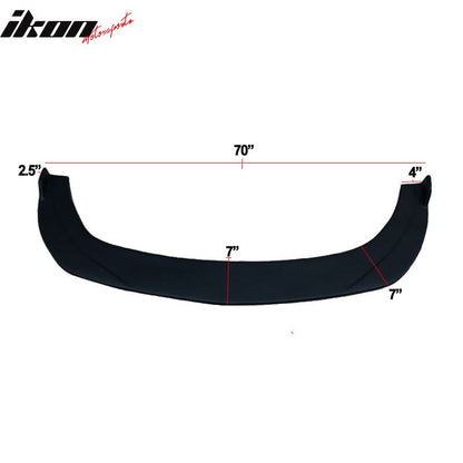 2010-2012 Ford Fusion Unpainted Front Lip Splitter Unpainted PP