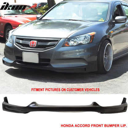 2011-2012 Honda Accord Sedan Mugen Style Front Bumper Lip Spoiler PU
