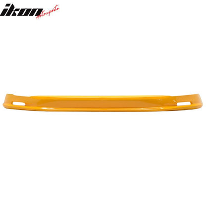 1996-1998 Honda Civic Mugen Style Painted Orange Front Bumper Lip PU
