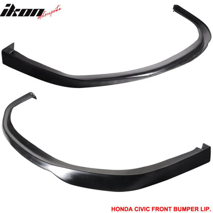 Fits Honda Civic 96-98 2 SIR Front Rear Bumper Lip + T-R Front Grille