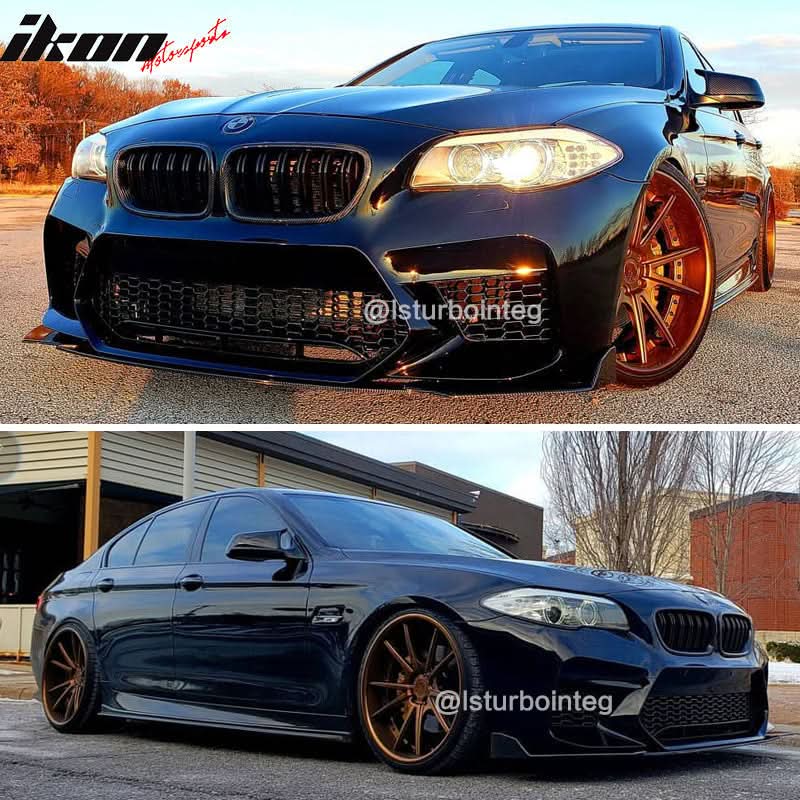 Universal 62"-66" A Style Front Bumper Lip ABS 3PC