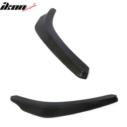 Universal 24x4" IKON Style Add On Front Bumper Lip Splitter PP 2PCS