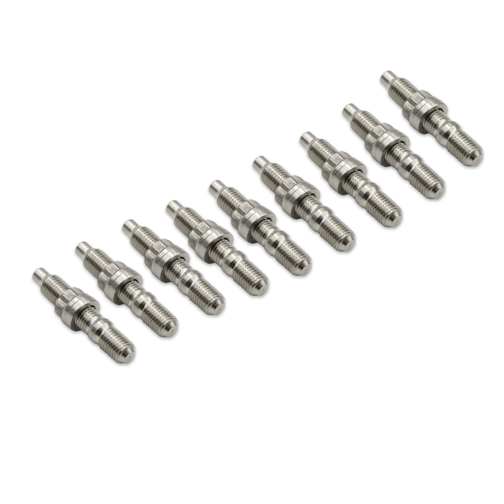 BLOX Racing Stainless Steel Intake/Exhaust Manifold Studs - M10x1.25 45mm Singles, 4,5,9,10 Piece Kits
