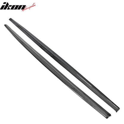 2011-2016 BMW F10 M Tech MP Style Matte Side Skirts Carbon Fiber