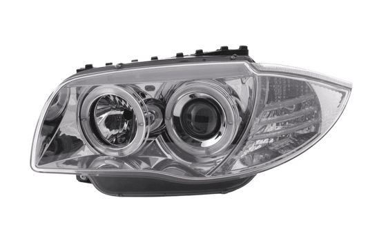 BMW 1-series E81 E82 E87 E88 Chrome Angel Eyes Headlight Set (2004 to 2011)