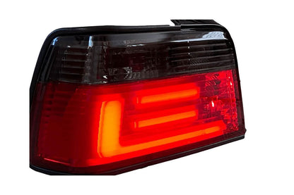 BMW 3 Series E36 Sedan JDM Red/Smoke LED BAR Tail Lights (1991-1998)