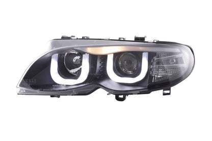 BMW 3-series E46 Sedan/Touring Black "U Eye"  Headlights (2002-2005)