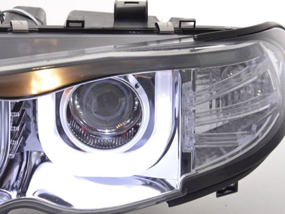 BMW 3-series E46 Sedan/Touring Chrome U Eye Headlights (2002-2005)