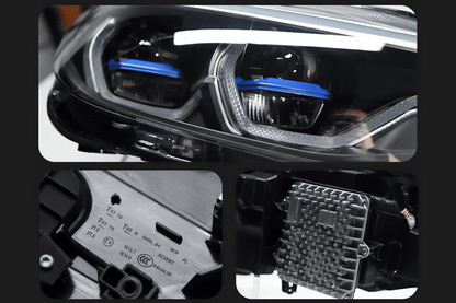 BMW 3 Series F34 GT LED Projector Lens Headlights (2012-2019)