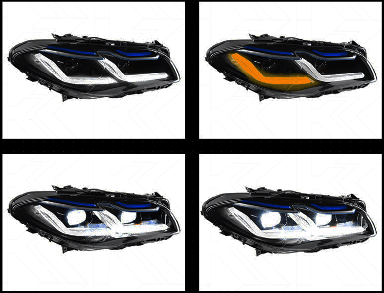 BMW 5-Series F10/F18 New Generation (G30 Style) Headlights 2011-2017