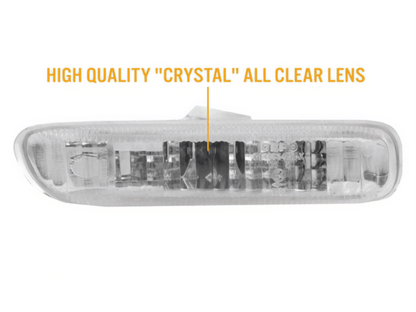 BMW E46 2D/Cabrio & 99-01 BMW 4D/5D Crystal Clear or Smoke Side Marker Lights(1999-2003)