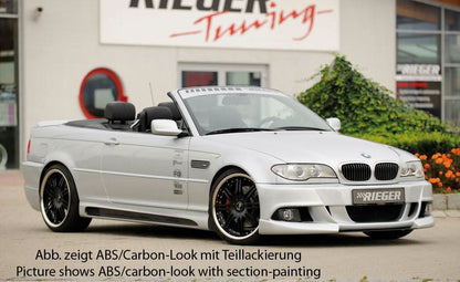 BMW E46 - All Models -  Rieger Vented Side Skirts V2