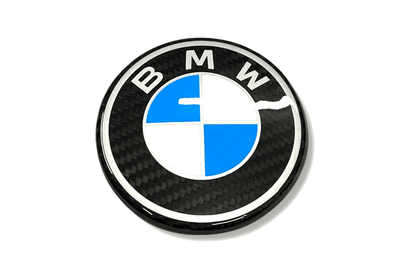 BMW Roundel Emblem Covers - OEM Style Carbon Fiber Emblem