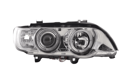 BMW X5 E53 Chrome Angel Eyes LED Headlight Set (1998-2002)