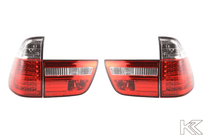 BMW X5 E53 Red LED Taillights Set (1998-2002)