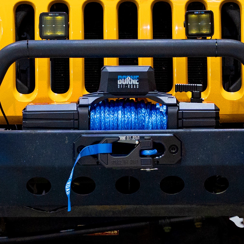 Borne Off-Road 12K Electric Winch with Synthetic Rope