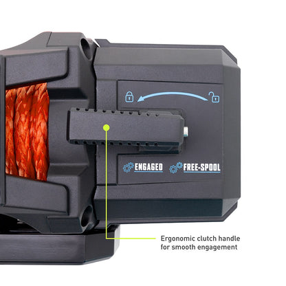 Borne Off-Road 12K Electric Winch with Synthetic Rope